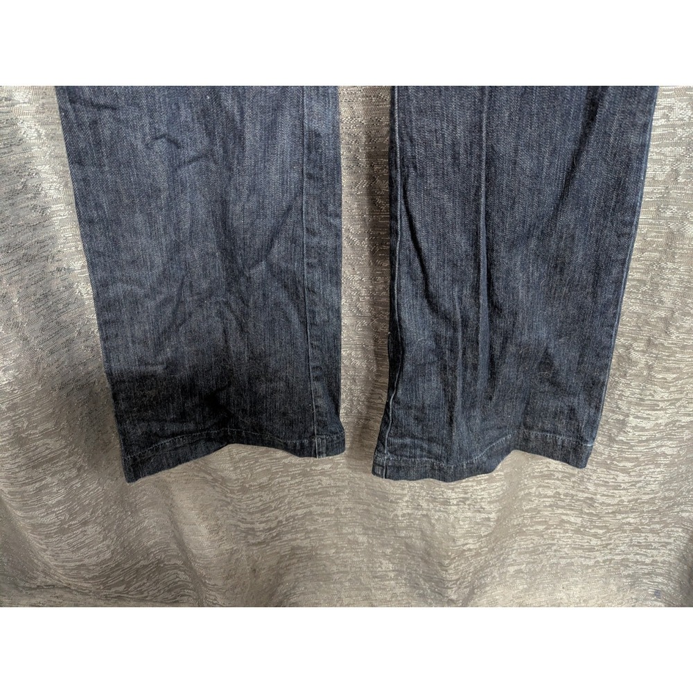 Battery Park Bootcut Denim Jeans Y2K Womens 8 Tall Dark Wash - Picture 4 of 7